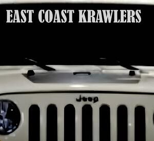 East Coast Krawlers Windshield Banner