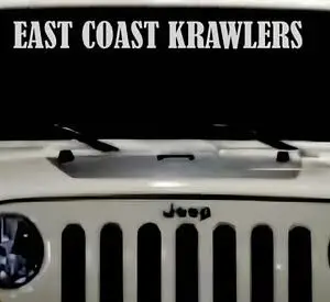 East Coast Krawlers Windshield Banner
